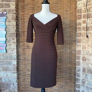 Adrianna Papell Brown Dress
